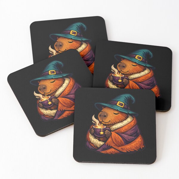 Item preview, Cozy Capybara Witch and the Starlight Brew  designed and sold by Sketchlegacy.