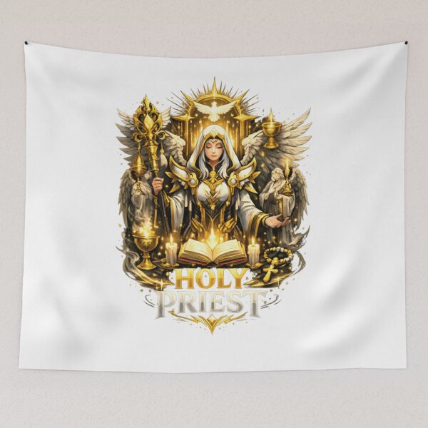 Item preview, holy priest designed and sold by CatLovers Studio.