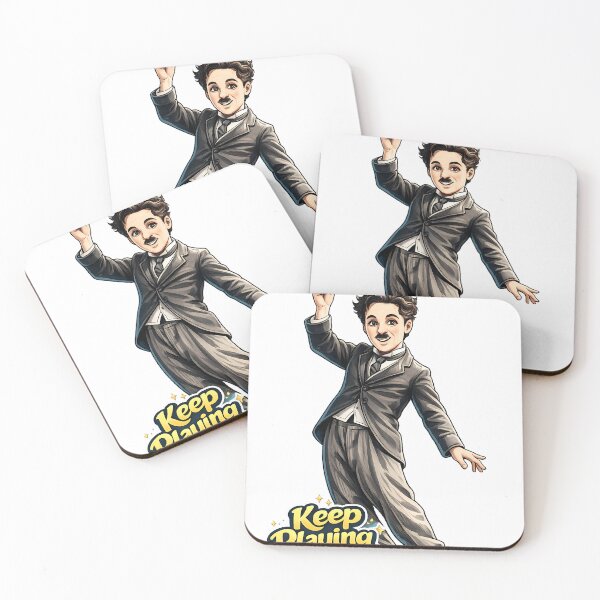 Item preview, Keep Playing – Vintage Silent Comedy Inspired Retro Graphic T-Shirt Design designed and sold by SamiOmar94.