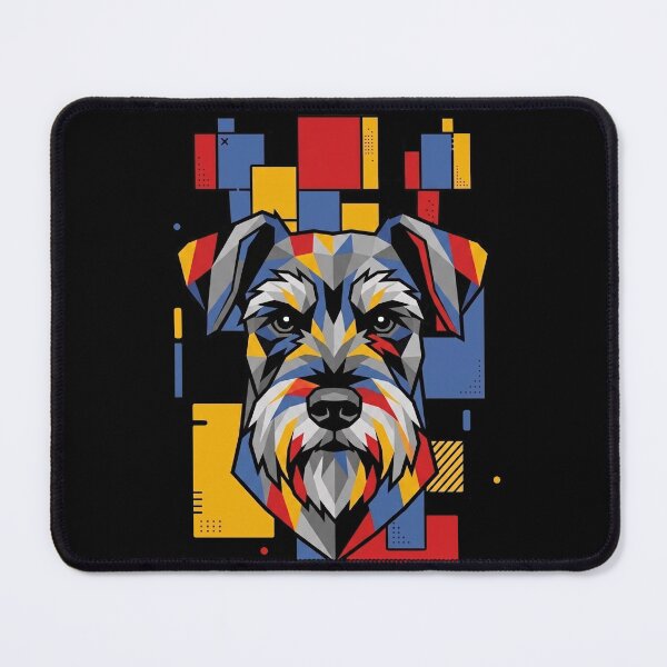 Item preview, Funny Standard Schnauzer Colorful Blocks Geometric Art Mom Dad Kids designed and sold by FurryHavenPH.