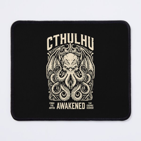 Item preview, Cthulhu Awakened Cosmic Horror Kraken Octupus Skull Art designed and sold by crouchingpixel.