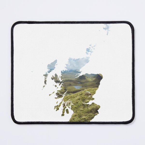 Item preview, Sheep at The Quiraing Isle of Skye Scotland Map Silhouette designed and sold by Maroan93.