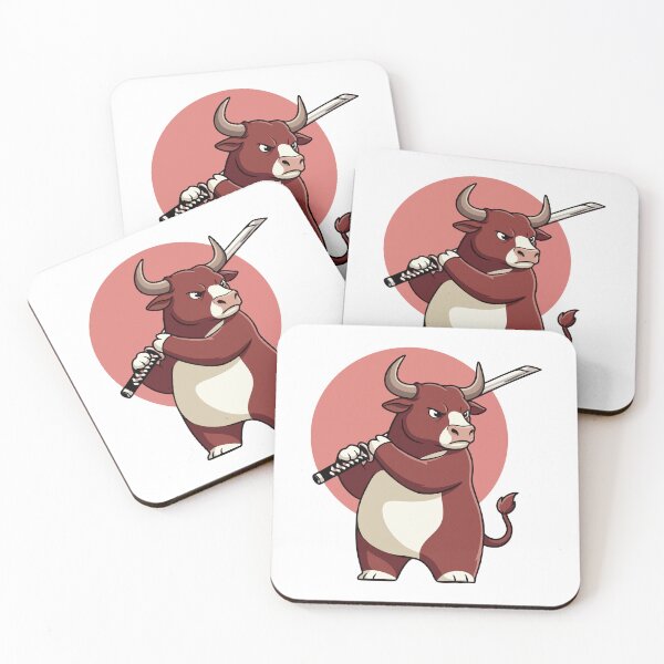 Item preview, Samurai Bull – Japanese Warrior designed and sold by AnteesocialTees.