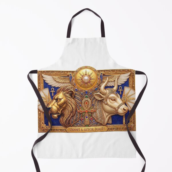 Item preview, Sekhmet and Hathor: Egyptian Duality Golden Goddess Relief designed and sold by sunbowjp stadio.