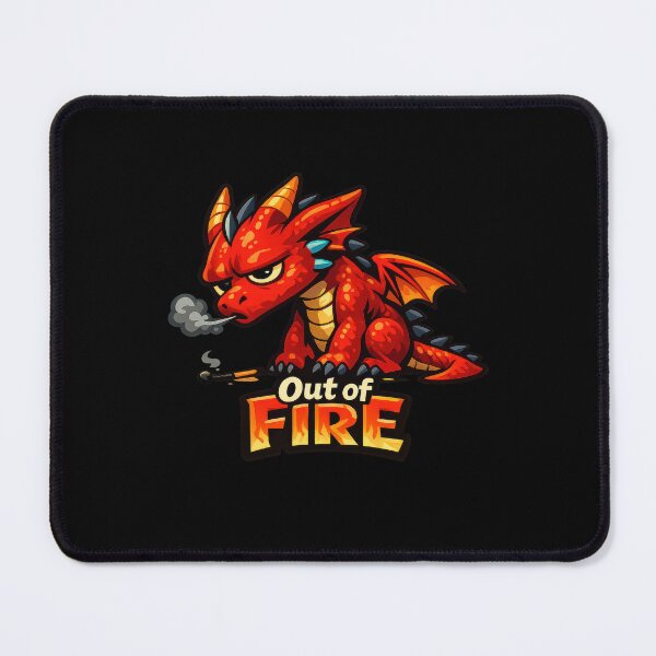 Item preview, Out of Fire Exhausted Red Dragon designed and sold by Sketchlegacy.