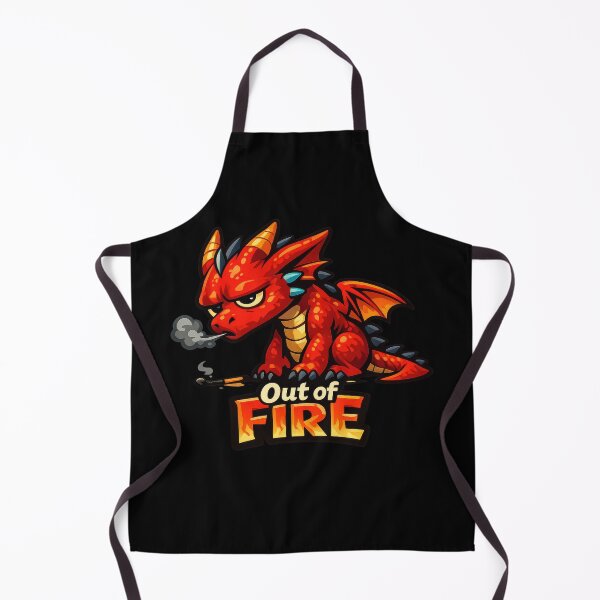 Item preview, Out of Fire Exhausted Red Dragon designed and sold by Sketchlegacy.