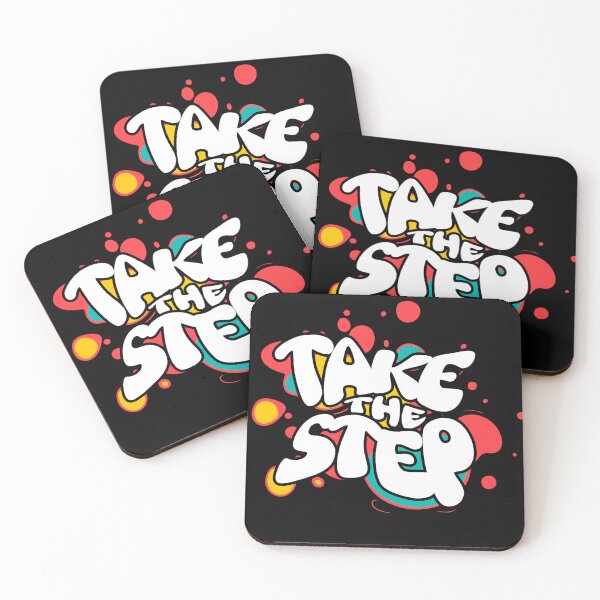 Item preview, Take the Step Graffiti Typography Graphic T-Shirt designed and sold by VantaStudios05.
