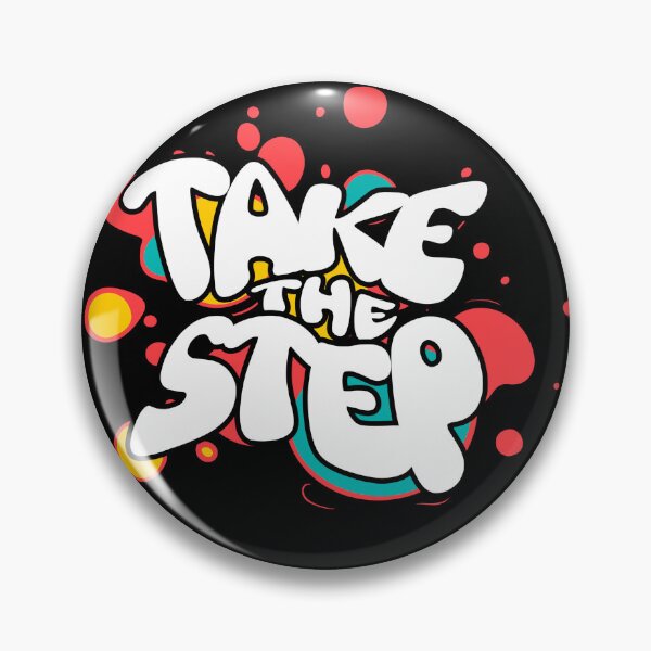 Item preview, Take the Step Graffiti Typography Graphic T-Shirt designed and sold by VantaStudios05.