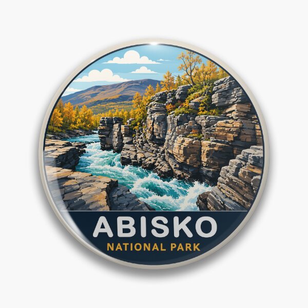Item preview, Abisko National Park Sweden Northern Lights Mountain Landscape designed and sold by Gideon Emmerich.