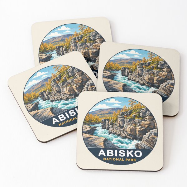 Item preview, Abisko National Park Sweden Northern Lights Mountain Landscape designed and sold by Gideon Emmerich.