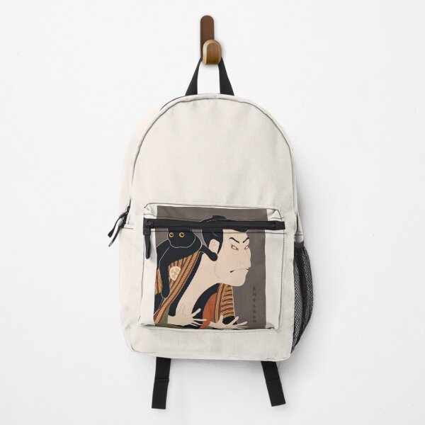 Item preview, Edobei and a black cat Japanese Ukiyo-e designed and sold by PurrfectHome.