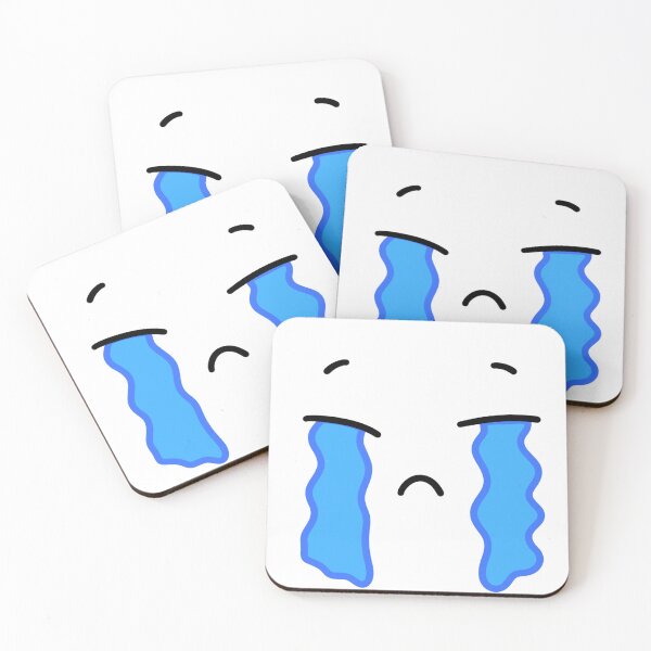 Item preview, Cute Crying Face Minimalist Doodle designed and sold by somimalikkk.