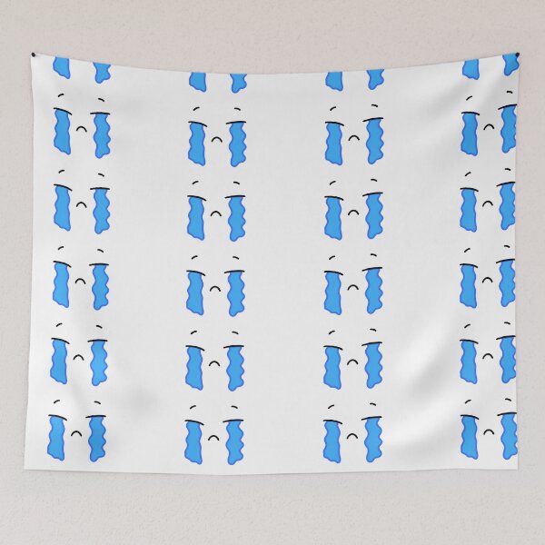 Item preview, Cute Crying Face Minimalist Doodle designed and sold by somimalikkk.