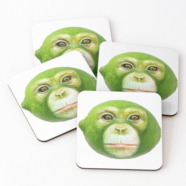 Item preview, Lime Chimpanzee designed and sold by ProducePrimates.