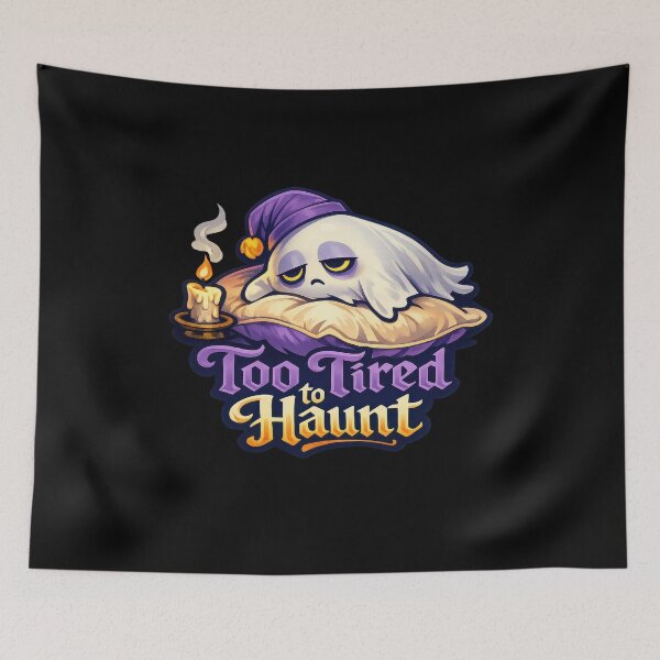 Item preview, Too Tired to Haunt Sleepy Ghost  designed and sold by Sketchlegacy.