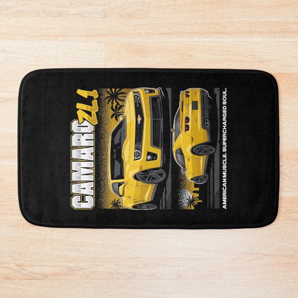 Item preview, Camaro ZL1 Yellow Muscle Car designed and sold by squeal tires.