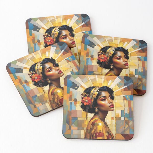 Item preview, The beauty of the 1920s African Queen 2 designed and sold by Lucia Amaris Art.