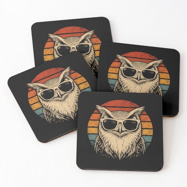 Item preview, Retro Cool Owl Sunglasses designed and sold by Moizento.