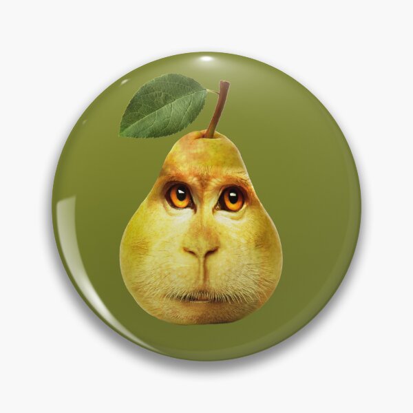 Item preview, Pear Macaque  designed and sold by ProducePrimates.