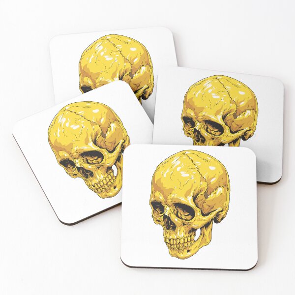 Item preview, Gold Skull designed and sold by Zappit-Designs.