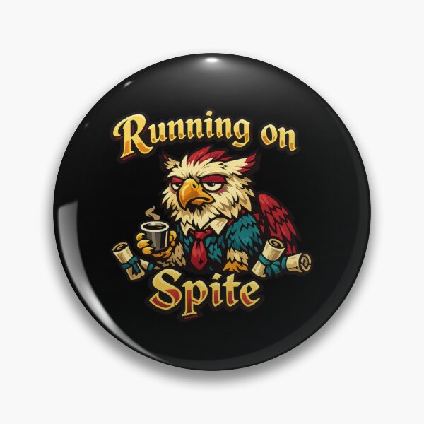 Item preview, Running on Spite Overworked Office Owl  designed and sold by Sketchlegacy.