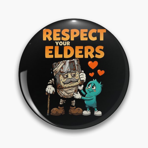 Item preview, Respect Your Elders Disc Tshirts designed and sold by Positive&FunnyThings.