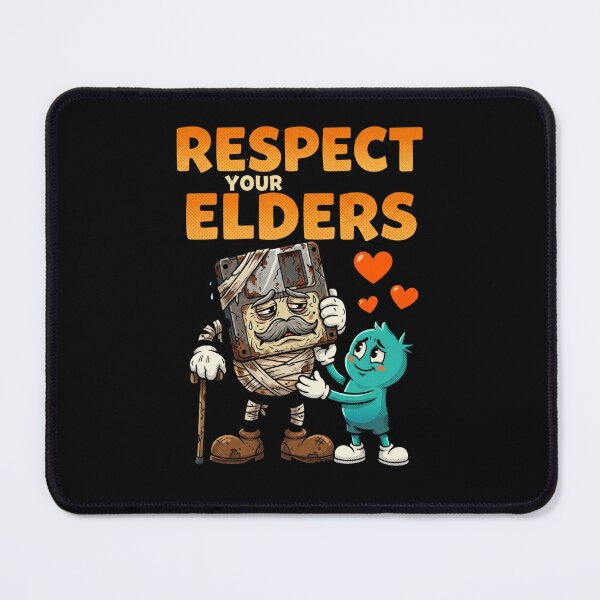 Item preview, Respect Your Elders Disc Tshirts designed and sold by Positive&FunnyThings.