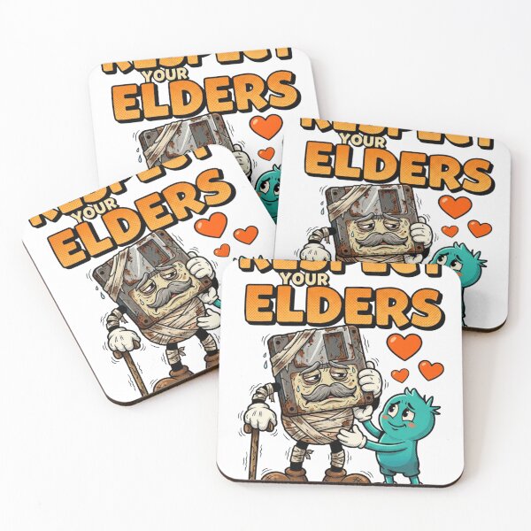 Item preview, Respect Your Elders Disc Tshirts designed and sold by Positive&FunnyThings.
