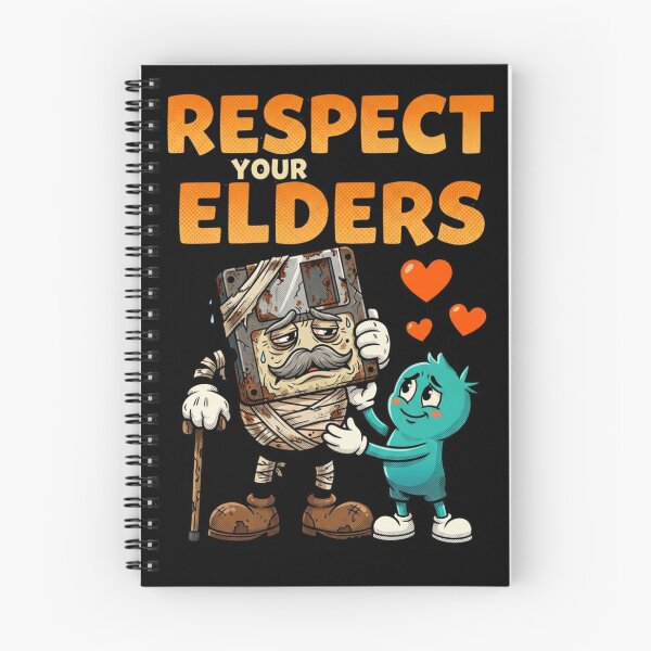 Item preview, Respect Your Elders Disc Tshirts designed and sold by Positive&FunnyThings.