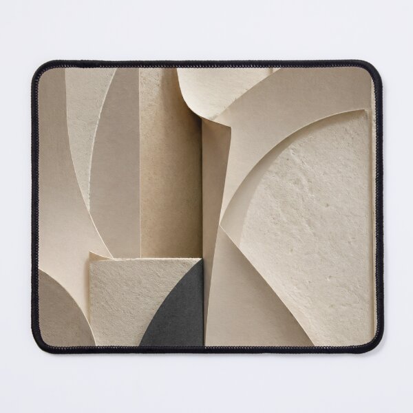 Item preview, Wabi-Sabi Paper Fold Abstract Wall Art | Cream Beige Textured Sculptural Print | Neutral Minimalist Home Decor designed and sold by SoftSpaceDesign.
