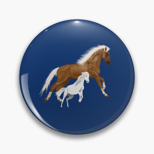Item preview, Running Horses Mare and Foal designed and sold by SolutionsArt.