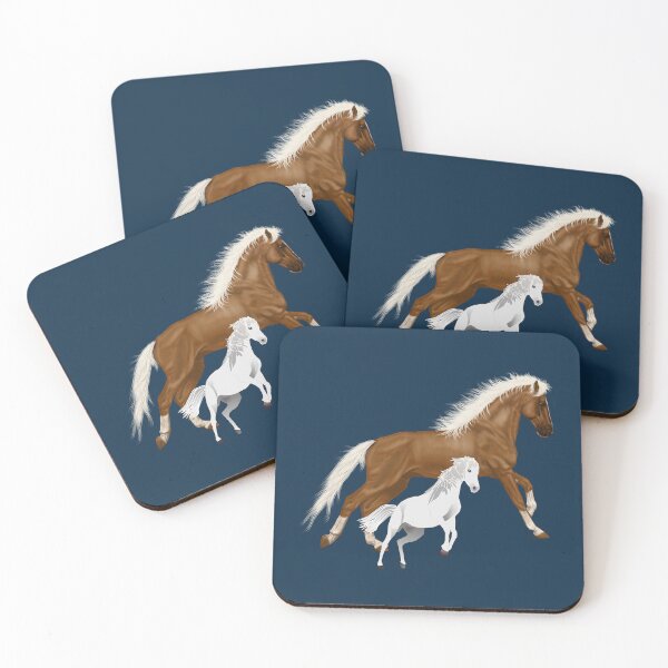 Item preview, Running Horses Mare and Foal designed and sold by SolutionsArt.