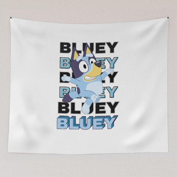 Item preview, Happy bluey jumping  designed and sold by Randomnessy.
