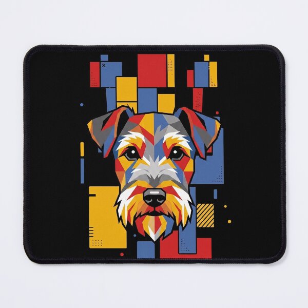 Item preview, Funny Welsh Terrier Colorful Blocks Geometric Art Mom Dad Kids designed and sold by FurryHavenPH.
