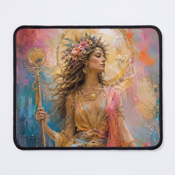 Item preview, Irish Goddess Fodla painting. designed and sold by GalleryKauffeld.
