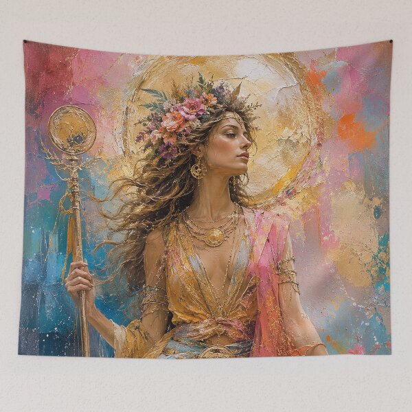 Item preview, Irish Goddess Fodla painting. designed and sold by GalleryKauffeld.