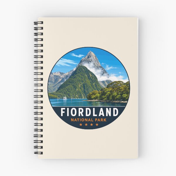 Item preview, Fiordland National Park New Zealand Vintage - Mountain Landscape designed and sold by Gideon Emmerich.