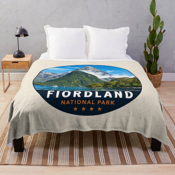 Item preview, Fiordland National Park New Zealand Vintage - Mountain Landscape designed and sold by Gideon Emmerich.
