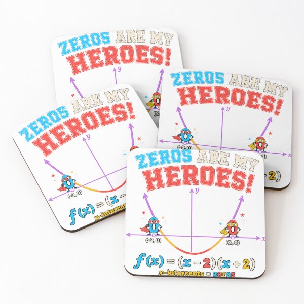 Item preview, Zeros are my Heroes Quadratic Function designed and sold by ForestaMath.