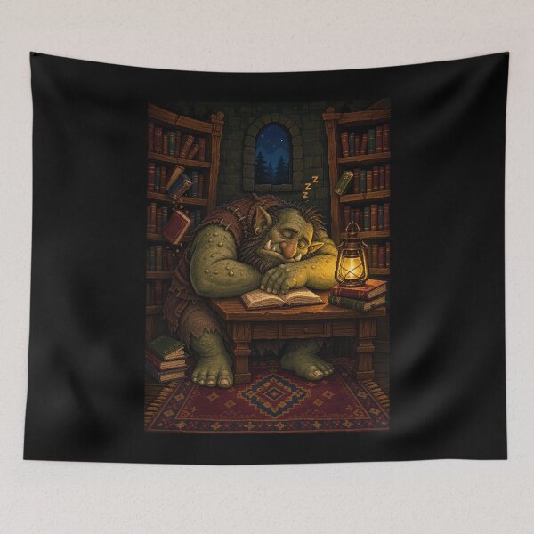 Item preview, The Troll Who Read One Page Too Many  designed and sold by Sketchlegacy.