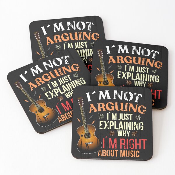 Item preview, I'm Not Arguing I'm Right About Music T-Shirt designed and sold by Joyful-Pixel.