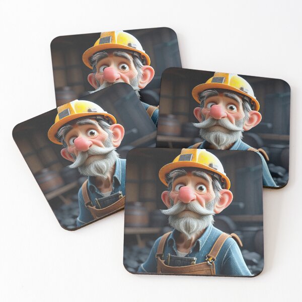 Item preview, Old Fart as a Coal Miner designed and sold by Colin Bentham.