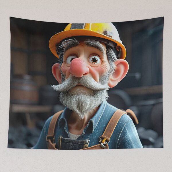 Item preview, Old Fart as a Coal Miner designed and sold by Colin Bentham.