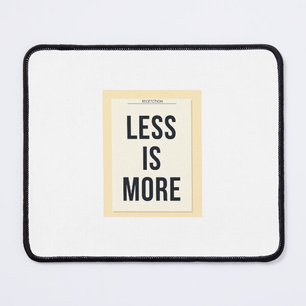 Item preview, Minimal Less Is More Typography Print designed and sold by a575642903.
