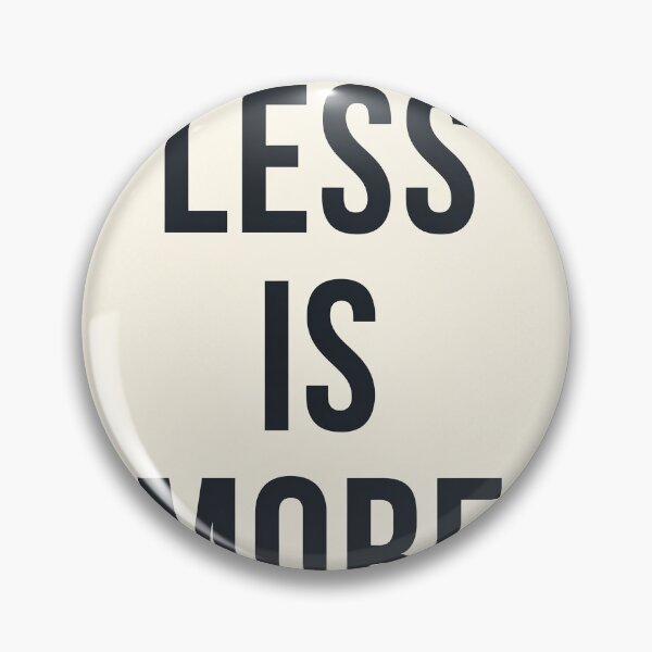 Item preview, Minimal Less Is More Typography Print designed and sold by a575642903.