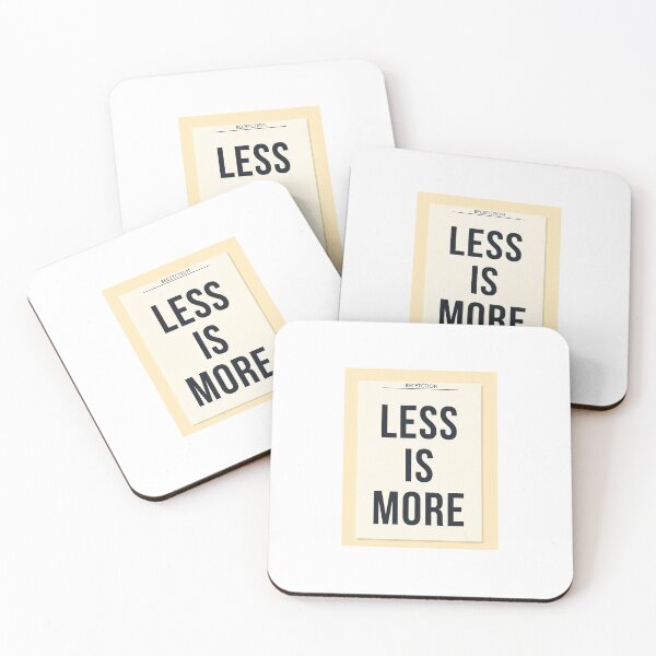 Item preview, Minimal Less Is More Typography Print designed and sold by a575642903.