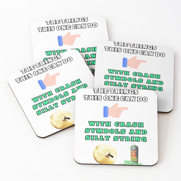 Item preview, The things this one can do with crash symbols and silly string designed and sold by Goode-sense2025.