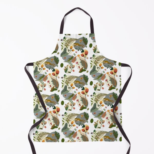 Item preview, Summer Garden Wildlife Geometric Oval Pattern designed and sold by Vibria Pattern Studio.