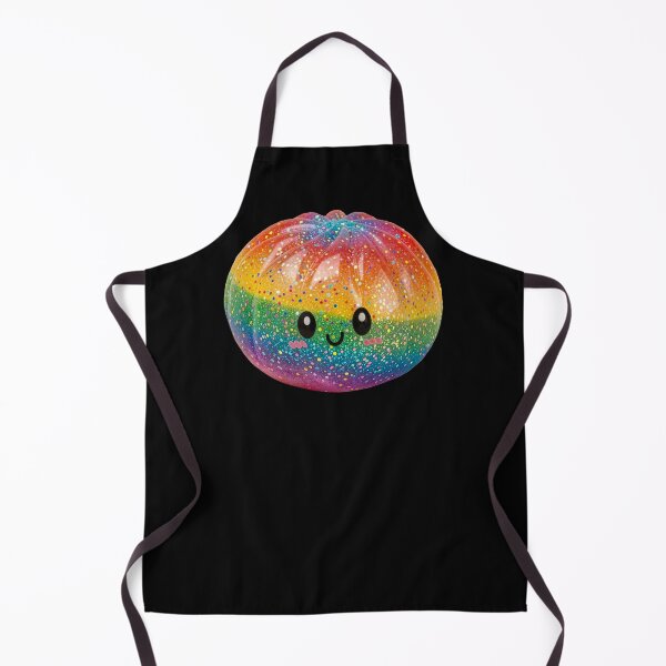 Item preview, Rainbow Glitter Squishy Dumpling Stress Relief Toy – Kawaii Cutout designed and sold by EmeraldeaArt.