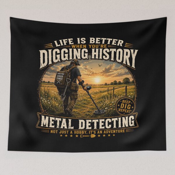Item preview, Life is Better when you're Digging v3 designed and sold by Metaldetectorz.